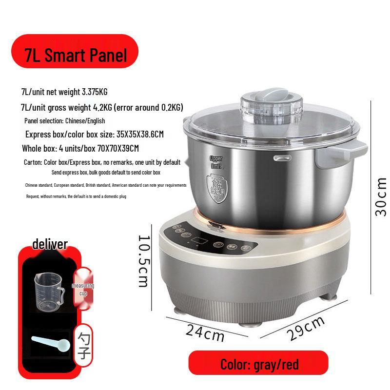 Stainless Steel Multi-Function Household Dough Mixer & Meat Grinder