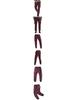2024 Spring/Summer Men's Fashion Casual Solid Color Cargo Pants 8017 Plus Size