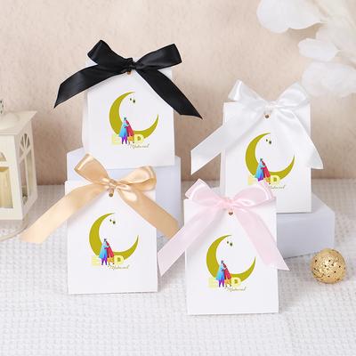 Eid Mubarak Party Favor Paper Bags Eid Al Fitr Party Candies Goodies for Muslim Eid Party Decoration Supplies