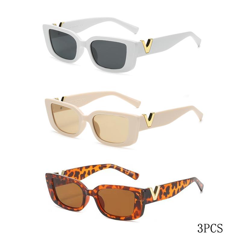 Retro Rectangular Sunglasses New WOMEN'S Brand Designer Retro Small Frame Sunglasses Oculos De Sol