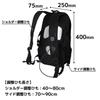 THANKO Peltier Cooling Backpack BACKC2HBK "Cool 2"