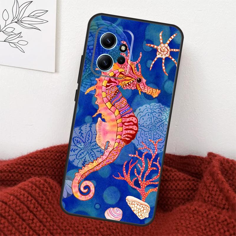 Coque Hippocampe Pour Xiaomi Redmi Note 13 10 11 12 14 15 Pro Plus Housse Pour Redmi 15 15C 14C 10C 12C 13C
