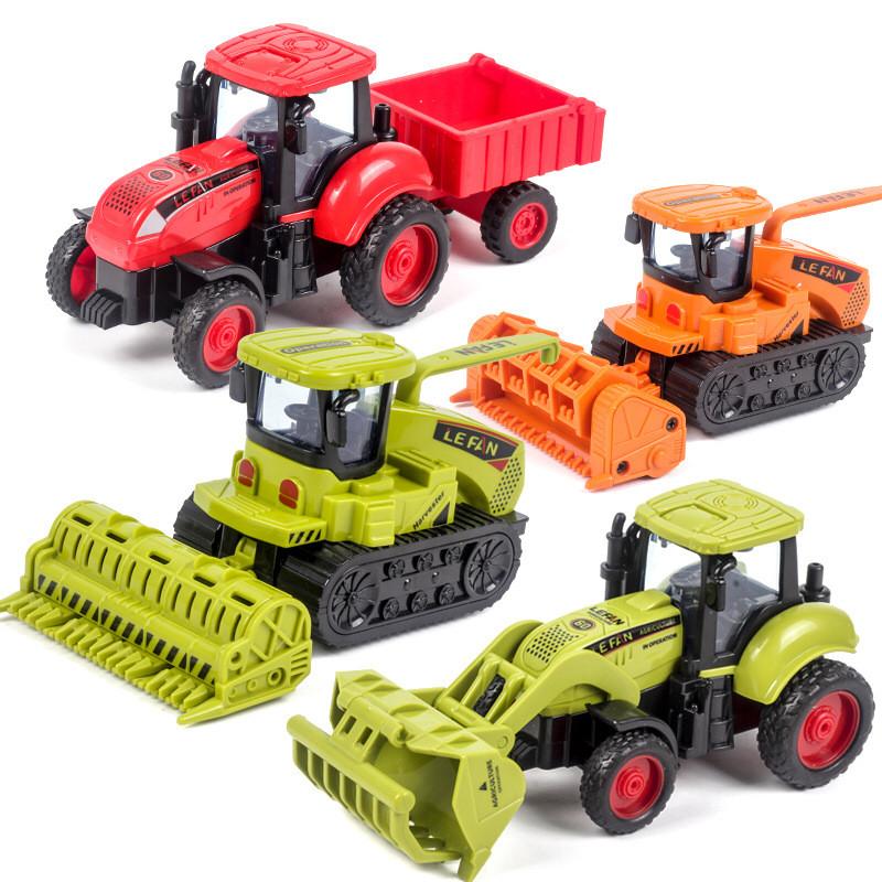 Construction Plastic Vehicle Model Toy Inertial Drive Children Fun Learning