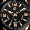 Volkswagen Herren Multifunktions-Metall-Armbanduhr VW-1472M, koreanische beliebte Uhren