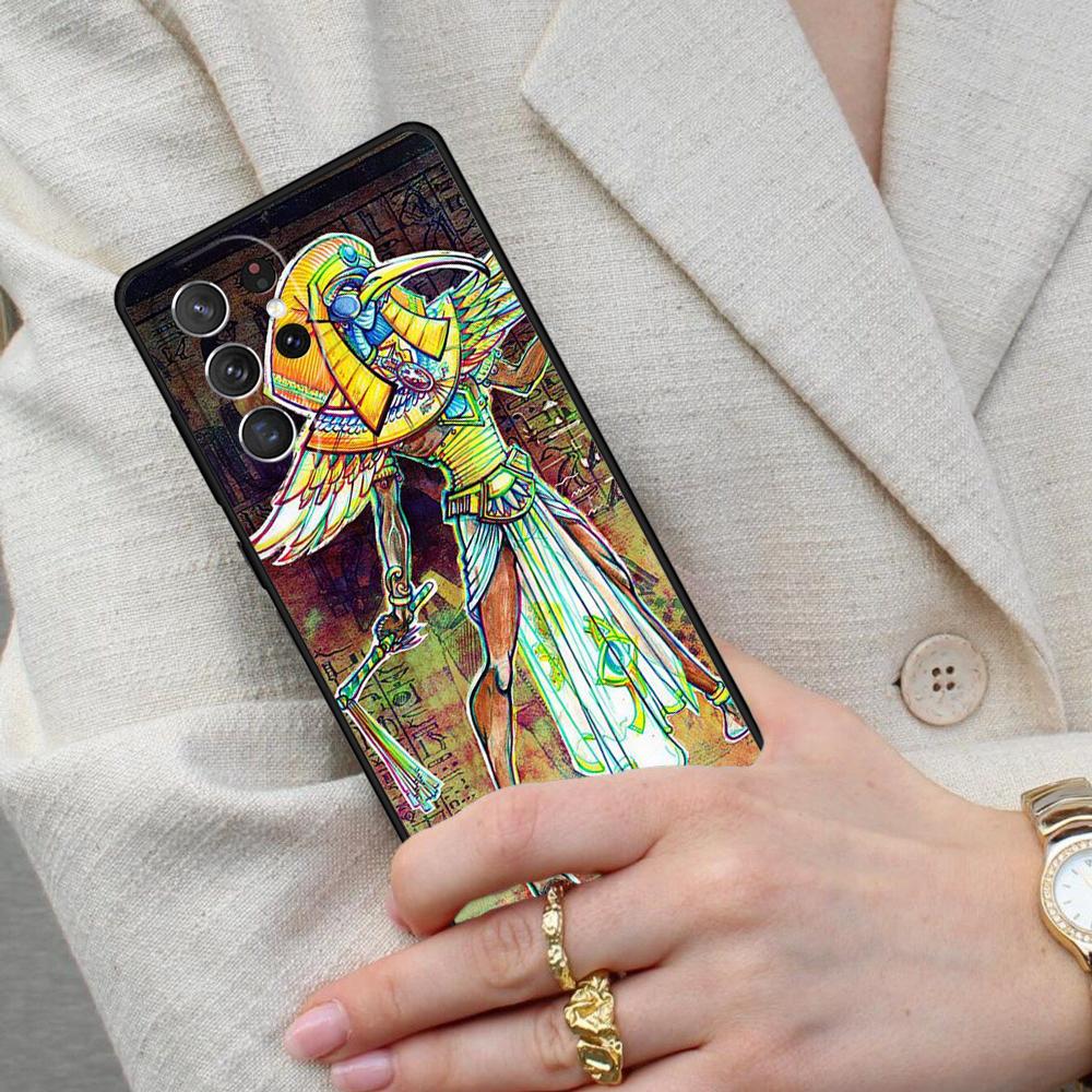 Ancient Egypt Egyptian God Horus Kemetic Heru Cell Phone Case for Samsung Galaxy S26 Ultra S25 S24 S23 S22 S21 S20 Note10 Cover