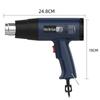 220V/110V Heat Gun 2000W Variable Advanced Electric Hot Air Gun Advanced Hot Air Gun Temperatures Adjustable Electric Heat Gun