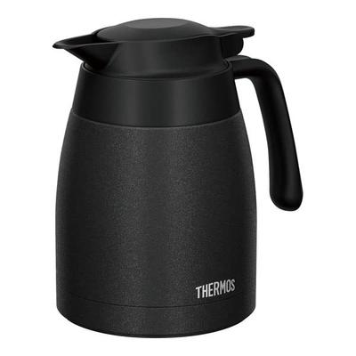 Torimatsu THERMOS Thermos Vacuum Insulated ST Stainless Steel Black M.T. Washer-Safe Pot, 1.0L, Thermos, TTC-1000