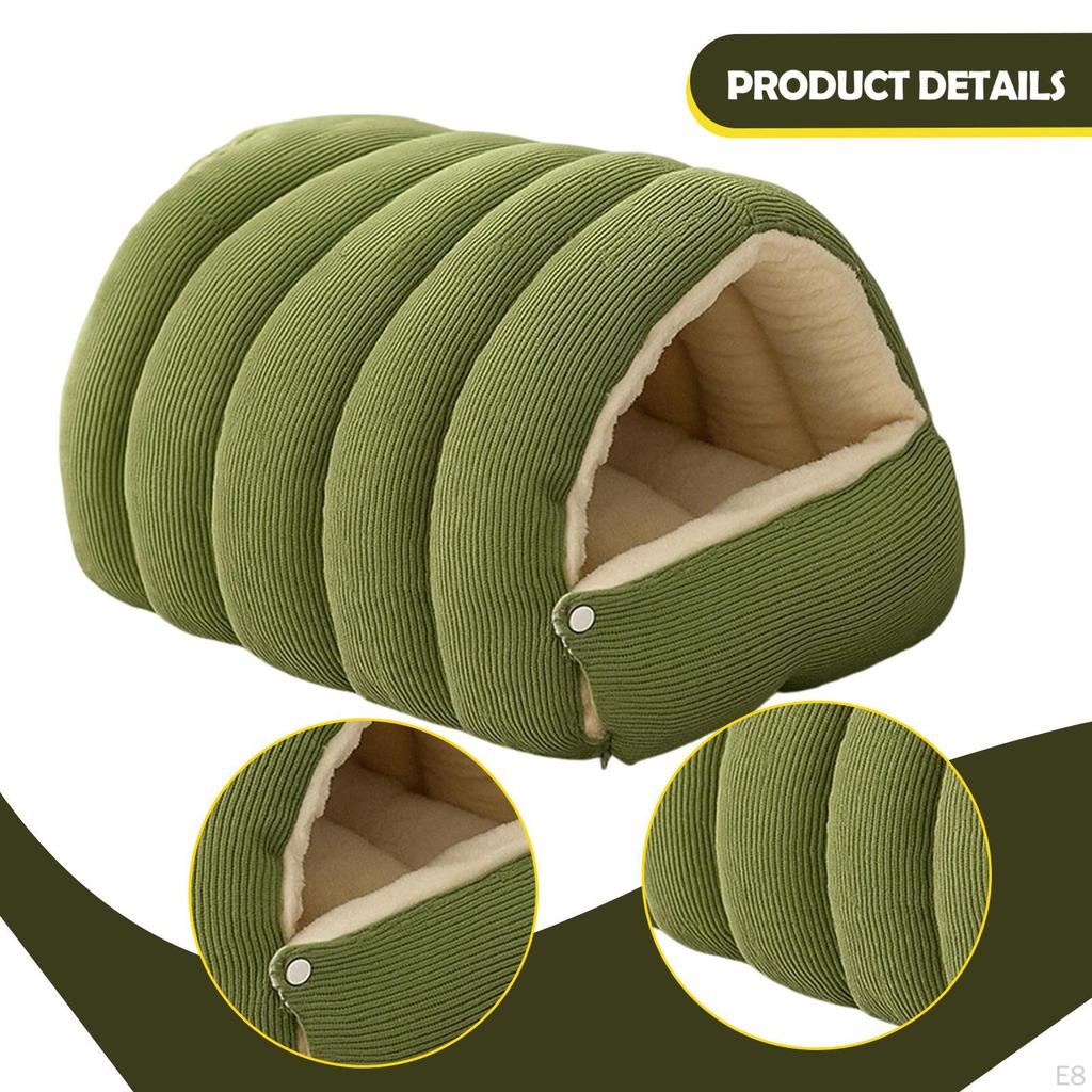 Bed Pet House Removable Hideaway Comfortable Soft Cat Nest for Indoor Cats Sleeping Resting