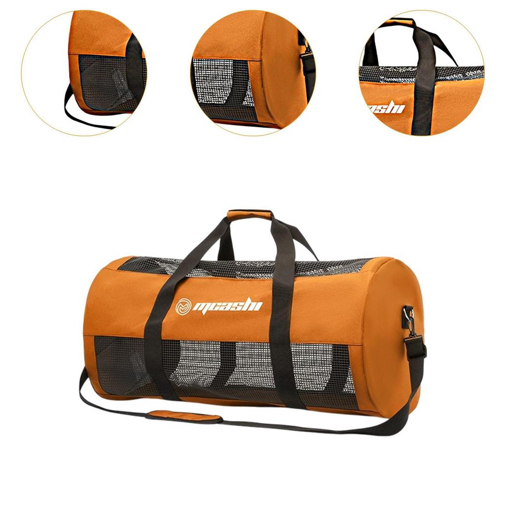 Mesh Diving Duffle Bag Storage Large Capacity 60L Duffel Bag for Freediving