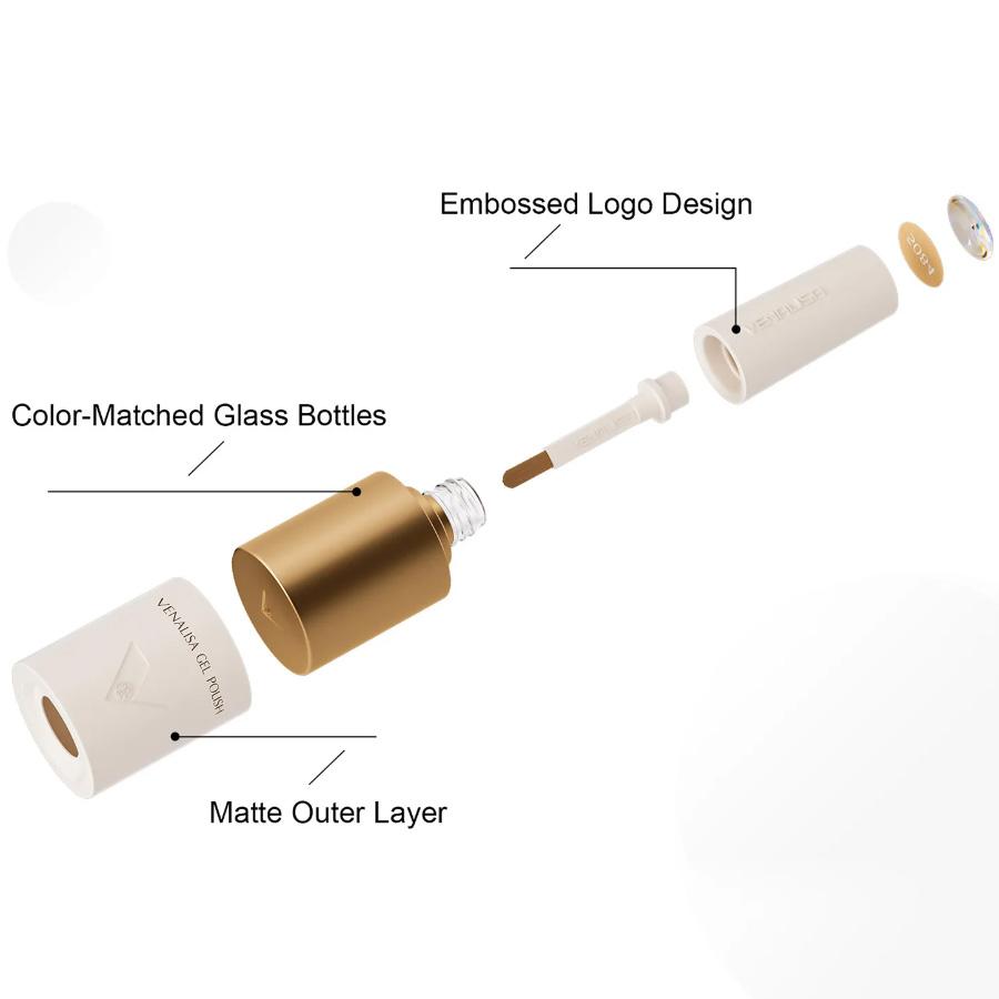 Venalisa Gel Nail Polish 10ml Hema TPO Free Snow Lotus Winter Glitter Shinning Soak Off UV LED Gel Varnish Nail Manicure