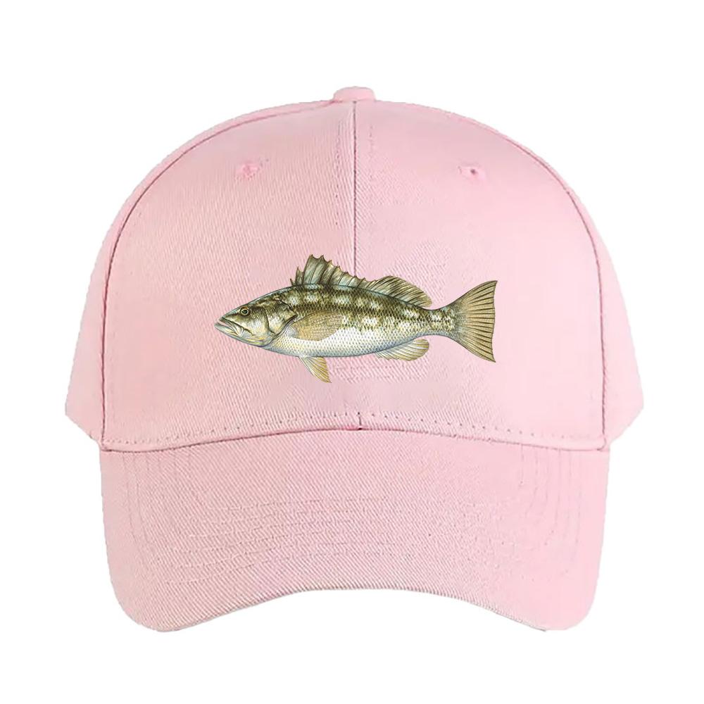 Seabass Shaped Caps Summer Adult Baseball Cap Adjustable with Curved Brim Duckbill Hat Protection Sun Hats Casual