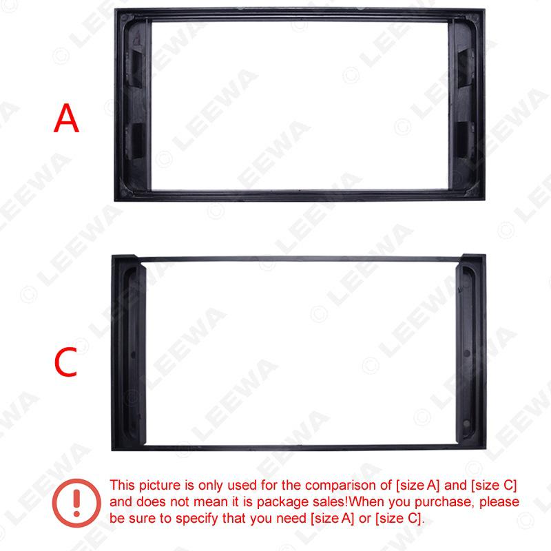 Toyota Camry/Vios/Corolla/Previa 2DIN Car Audio Faceplate Modification Frame