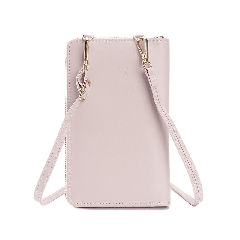 Trendy and Simple Crossbody Bag, Korean-style Lockable Small Square Wallet, Ladies' Single-shoulder Bag