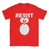 Humorous Funny Penguin Resist Cool T-Shirt Men Crewneck 100% Cotton T Shirt Protest Against Tariffs Short Sleeve Tees Gift merch