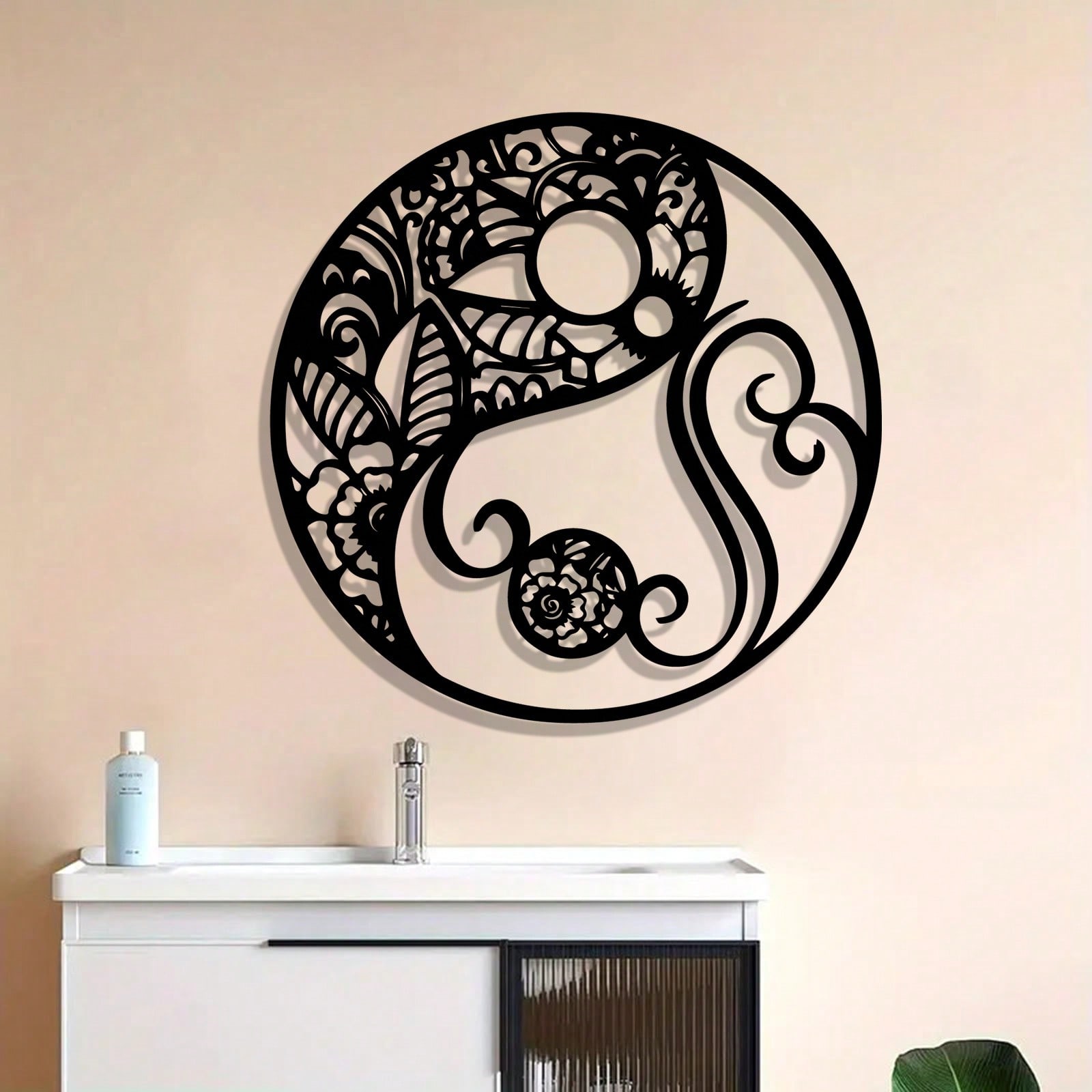

Metal Wall Art Mandala for Garden Home Decor Weather Resistant