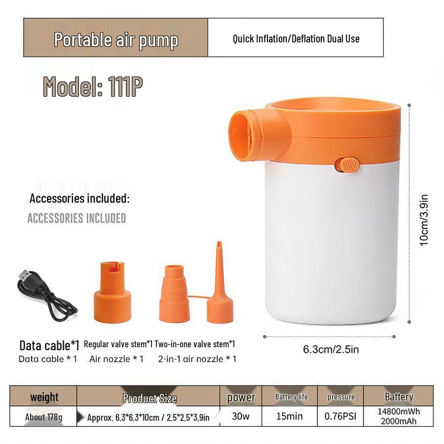 

Надувной матрас из ПВХ для кемпинга, 20 см, на трех человек