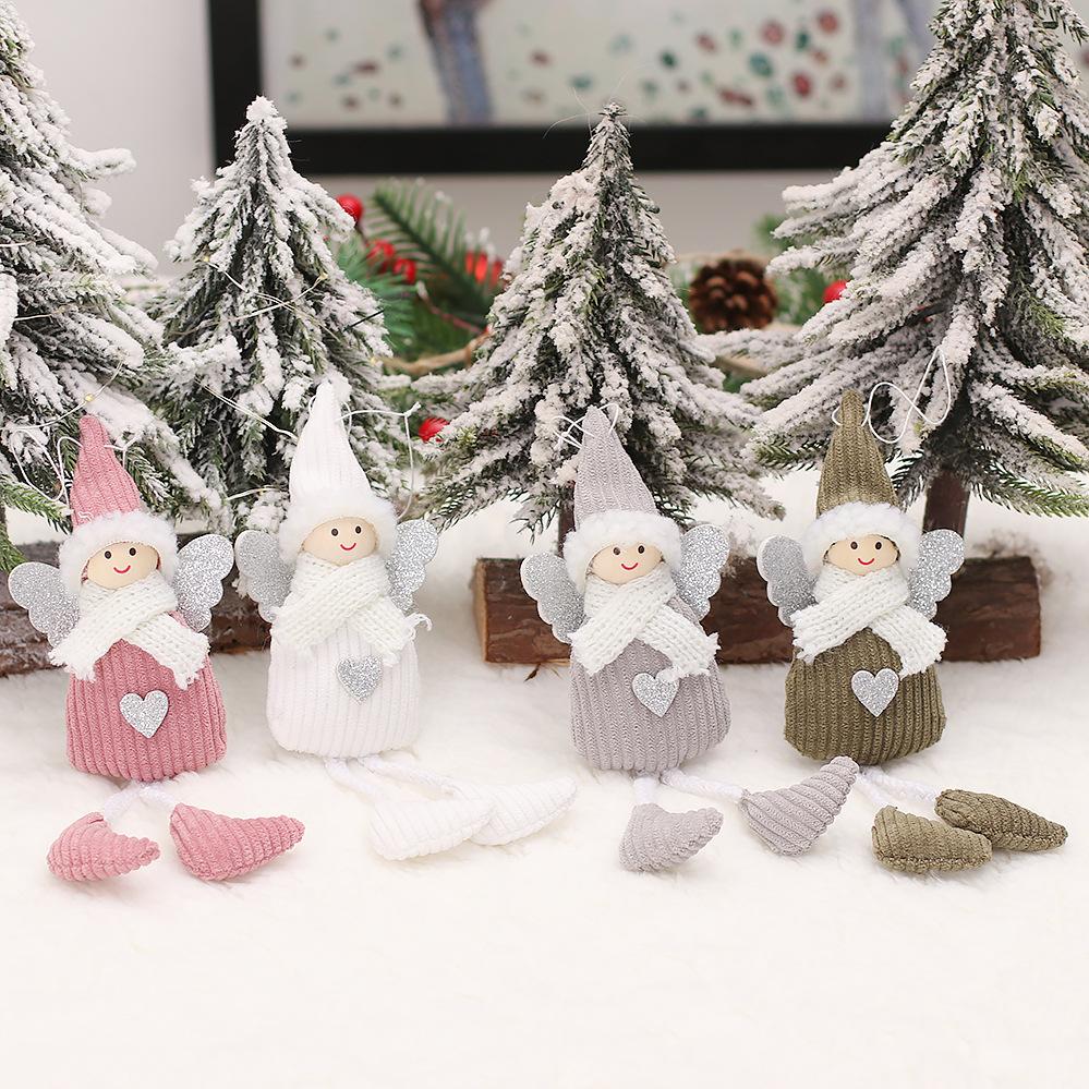 Christmas Combination Set Doll Pendant Faceless Doll Pendant Angel Pendant Christmas Decorations