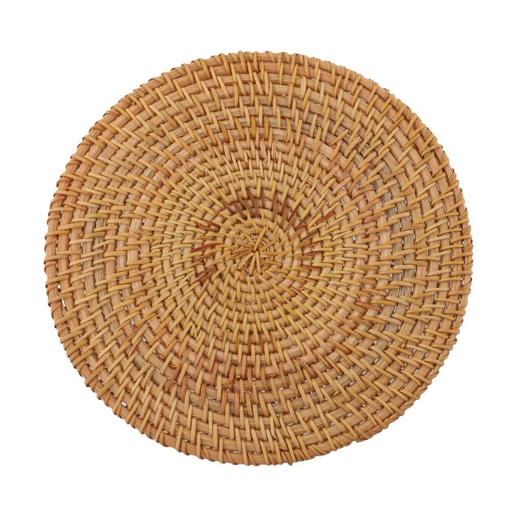 Dining Experience Insulation Pads Rattan Coasters Environmentally Friendly