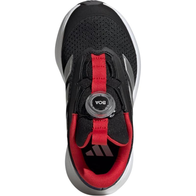 Adidas DURAMO SL 2.0 Cushioning, Wear Resistant Low top Casual Shoes Black/Metallic Silver/Light Scarlet Kids' Sneakers IH3603