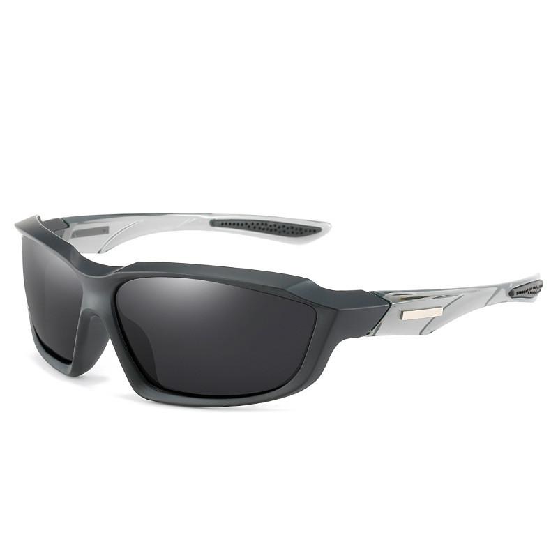 

Мужские модные спортивные солнцезащитные очки на открытом воздухе с красочными пылезащитными очками для верховой езды чёрный