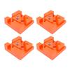 4Pcs Woodworking Box Clamps Squares 90 Degree Right Angle Adjustable Stainless Steel Corner Clamping Tool Orange