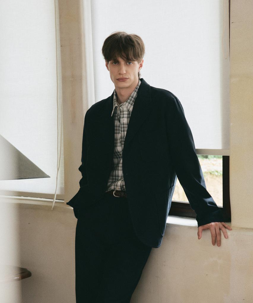 Siecle Comfort Cotton Setup Jacket (Washed Navy)
