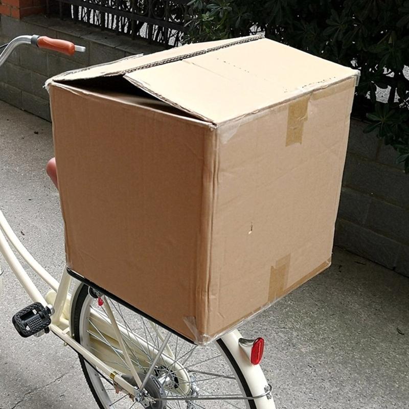 Portapacchi per Bicicletta Rimovibile Portapacchi Posteriore per Bici Estensione Allargata Portapacchi Posteriore Staffa Fissa in Metallo Durevole