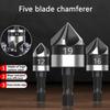 3pcs/1Set 12/16/19mm Countersink Drill 90 Degree Deburring Chamfering  Woodworking Hole Opener