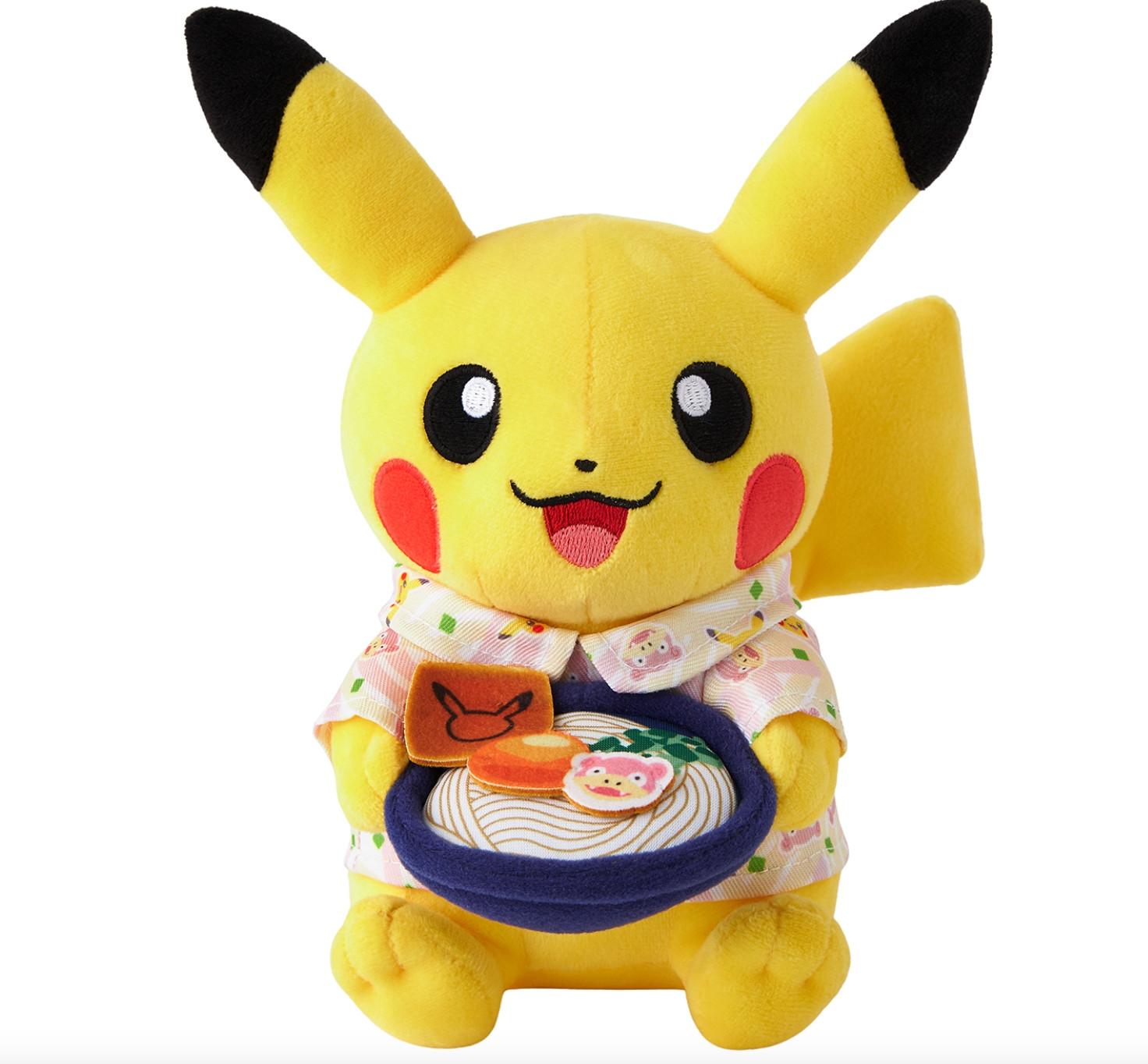 

Плюшевая кукла Покемон Удон Пикачу из Покемон Центра Кагава НОВАЯ