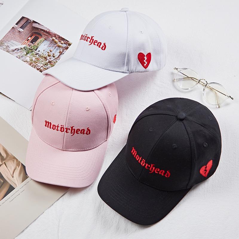 Embroidery Love Cap Trendy Brand Street Baseball Cap Men's Face Small Hat Women's Summer Trendy Men's New Products