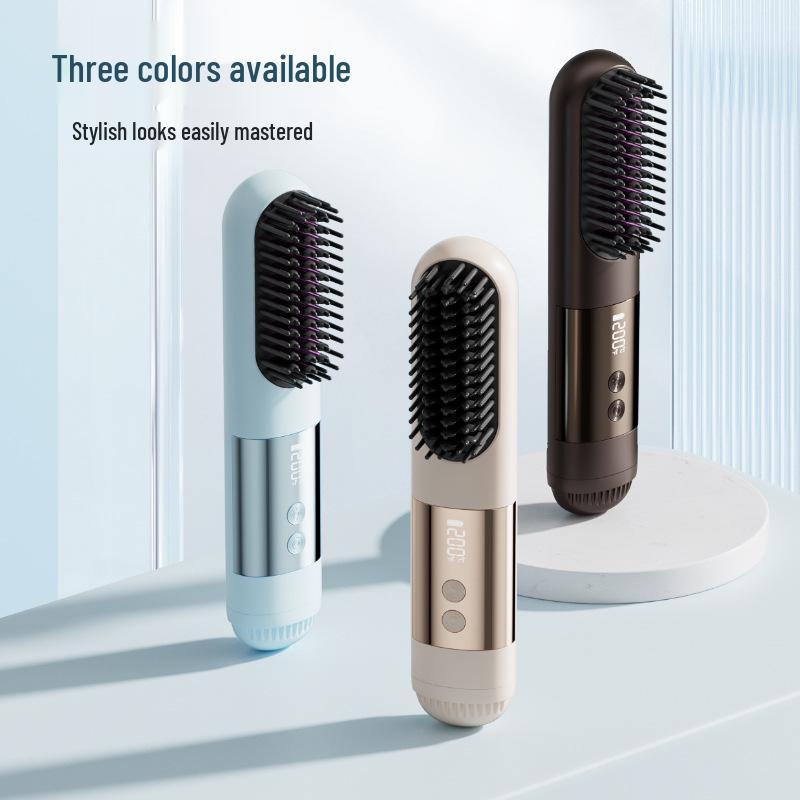 Cross-Border Ionic Hair Straightener Comb: Anti-Scald Design, Fast Heating & High Temperature