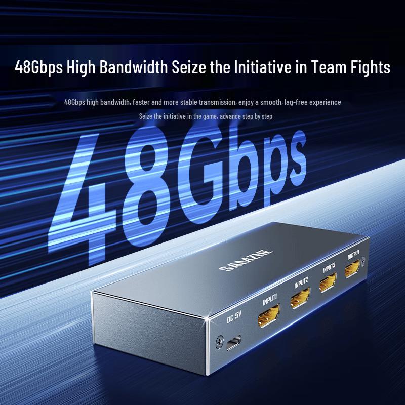 SAMZHE 3-Port 8K HDMI Switch