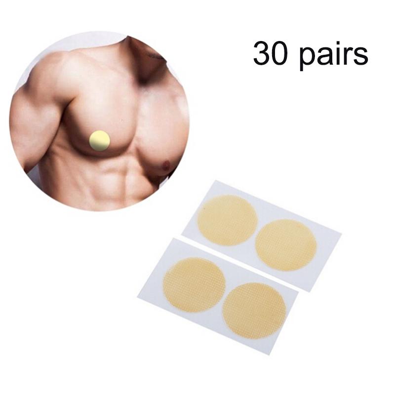 30 Pairs Men One-Off Breast Nipple Cover Adhesive Invisible Tit Pad Patch Tape