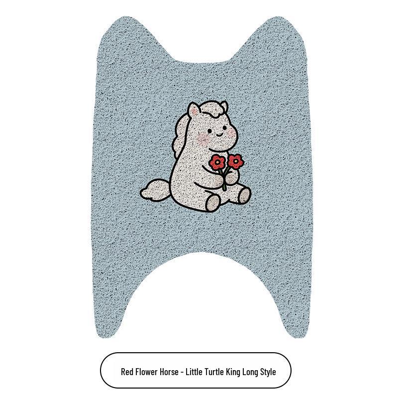 Cartoon Electric Vehicle Anti-Slip Foot Pedal Mat - Dirt-Resistant Floor Protection for Home Use