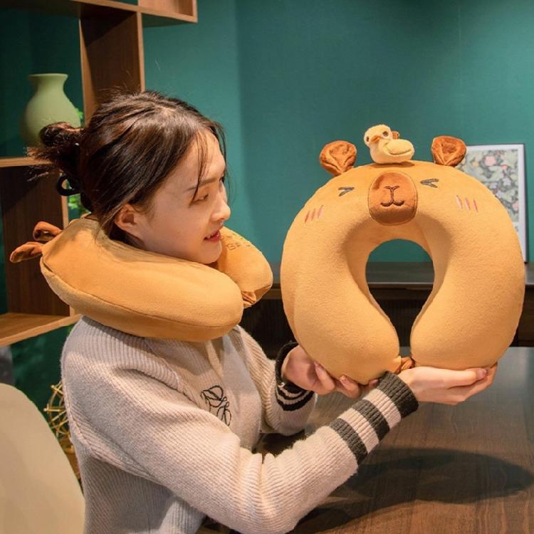 Children Neck Pillow Cartoon Animal Memory Foam Travel Pillow KIds Neck Support for Travel Pillow