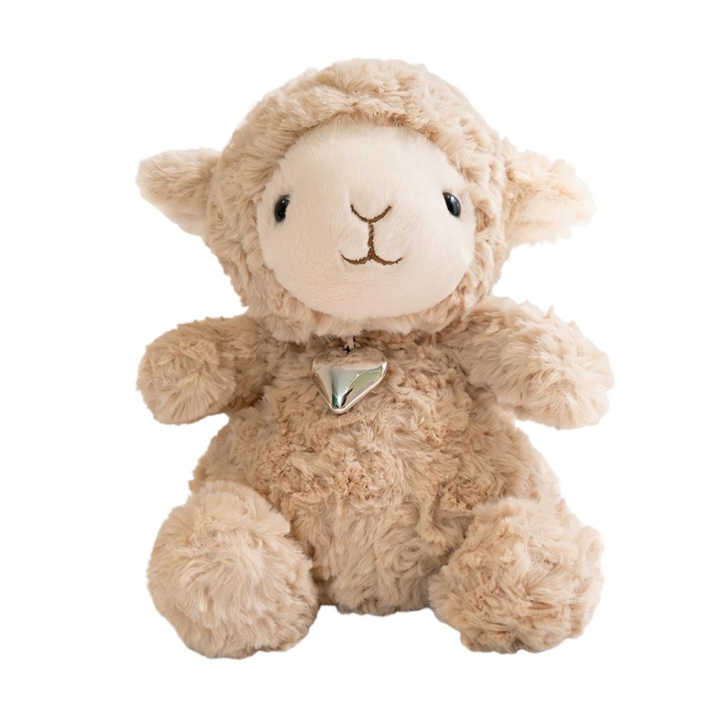 Plush Stuffed Sheep Toy Soft Plush Animal Doll Lightweight Stuffed Toy for Kids Toddlers and Collectors Suitable for Home and Travel Use