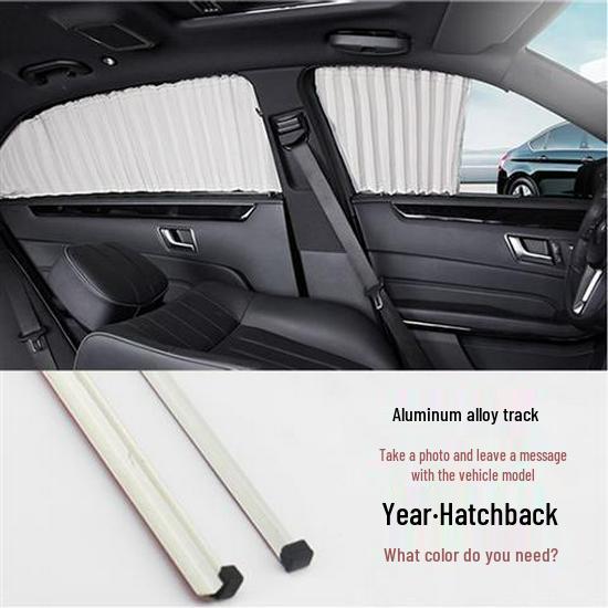 Ford Edge Privacy Sunscreen Blinds – Aluminum Alloy Track, Car Curtains for Shading