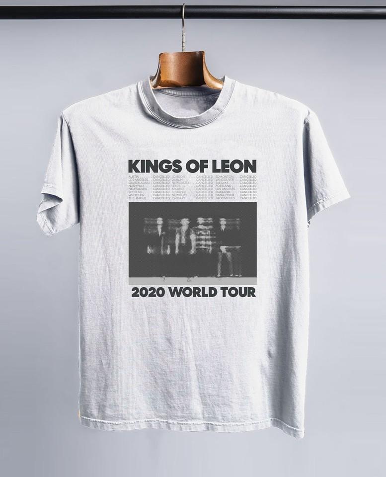 Rare Kings Of Leon Band 2020 World Tour Cotton Gift For Fan Tshirt Unisex T-Shirt XXXXL