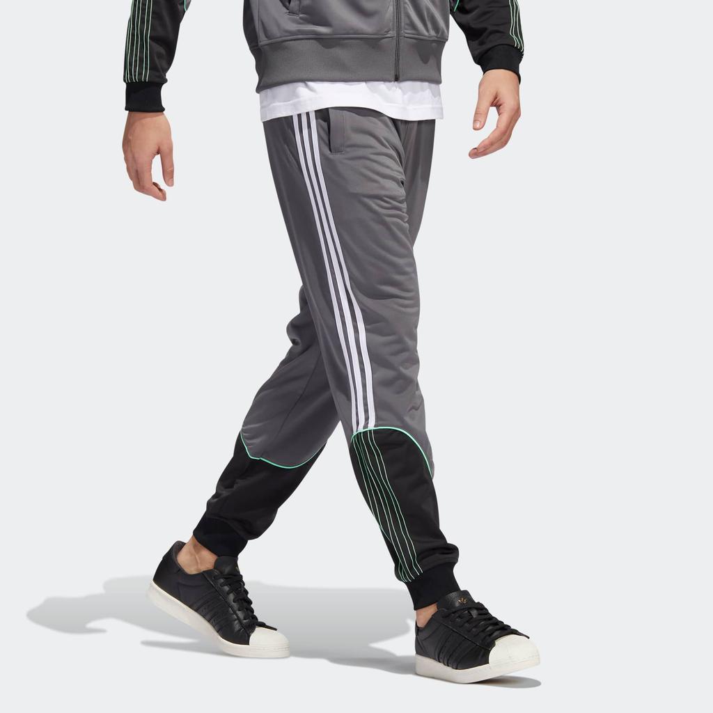 Adidas Originals Tricot Sst Track Pants With Brand Logo Print And Cuffed Hem Men Bottoms Floral-Grey HI3006