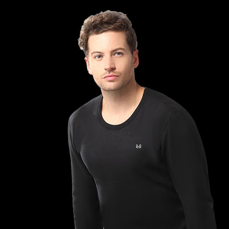 Hengyuanxiang Men's Thermal Fleece-Lined Underwear Set