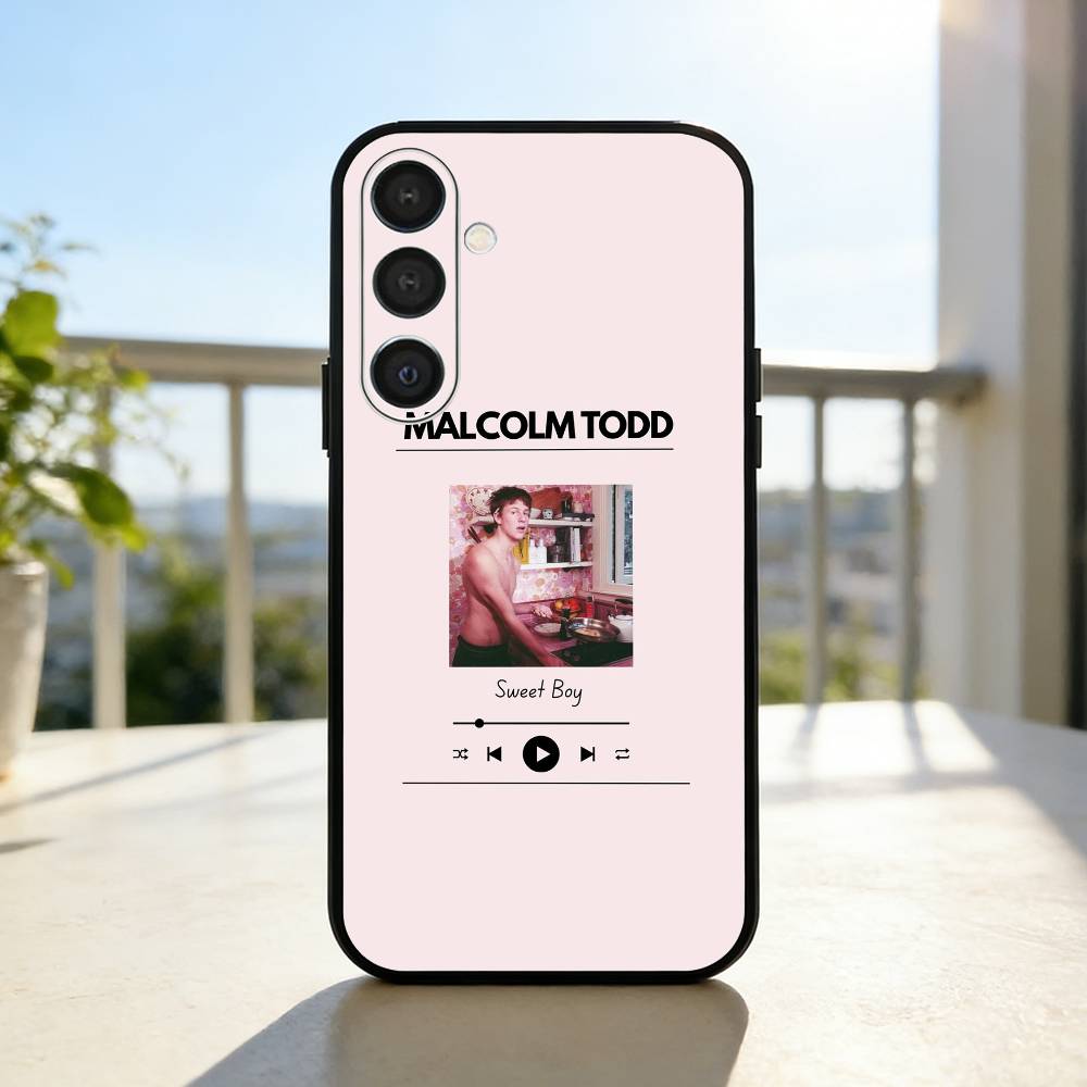 Чехол для телефона M-Malcolm Todd Sweet Boy для Samsung A73,A21s,A22,A31,A32,A52,A53,A71,A80, Мягкий черный корпус Samsung a50 30s 50s