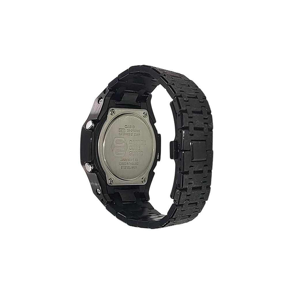 CASIO Custom Collection Electronic Movement Stainless Steel Strap Watch Men's Watches Black Dial GA-2100SKE-7A(Watch3--)