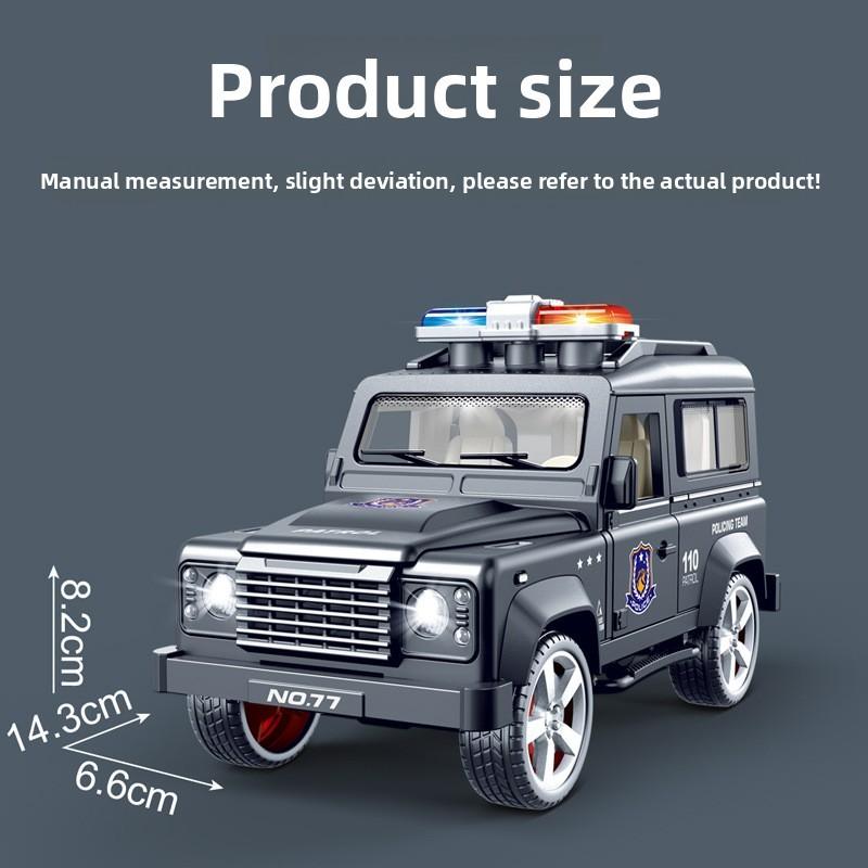 Simulation Off Police Road Vehicle Model Toy With Sound And Functions Light