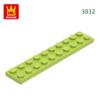 Non-Toxic 34Pcs/Lot 3832 2X10 Base Building Block Moc Board Parts Compatible With Bricks Diy Children Assembly Toys Gift Box
