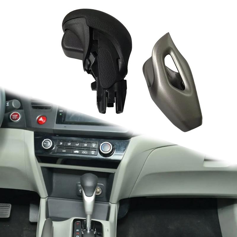Automatic Gear Shift Knob Lever Shifter Handle Sleeve Replacement Fit for Honda Civic EX,Hybrid,Hybrid-L 2012 Interior Modification Repair