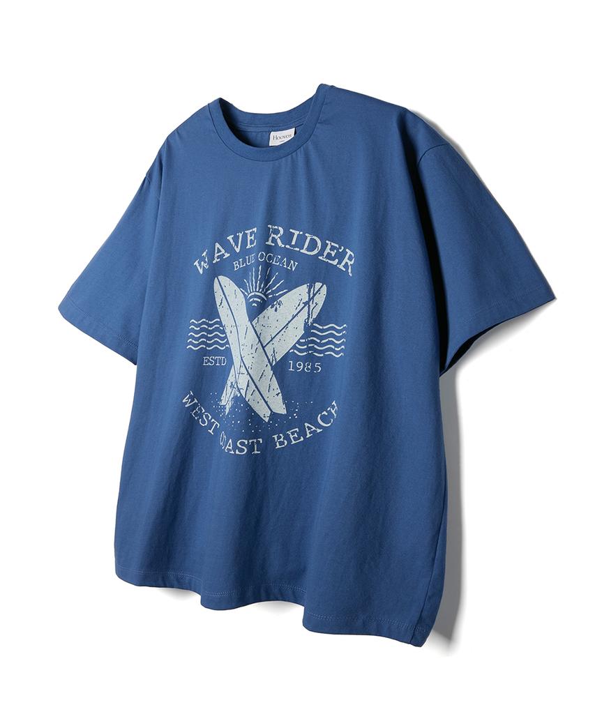 HOOVES Wave Rider Graphic Short Sleeve T-Shirt [2-Col]