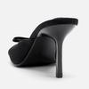 Mode Elegante Spitzschuhe Damen Hausschuhe 2025 Sommer Neu High Heels Modische Schmetterlingsknoten Sandalen Schwarze Stiletto Schuhe Mujer