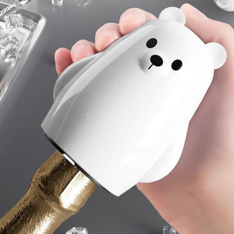 New Polar Bear Magnetic Bottle Opener Multifunctional Portable Automatic Bottle Openers Bar Gadgets Kitchen Accessories