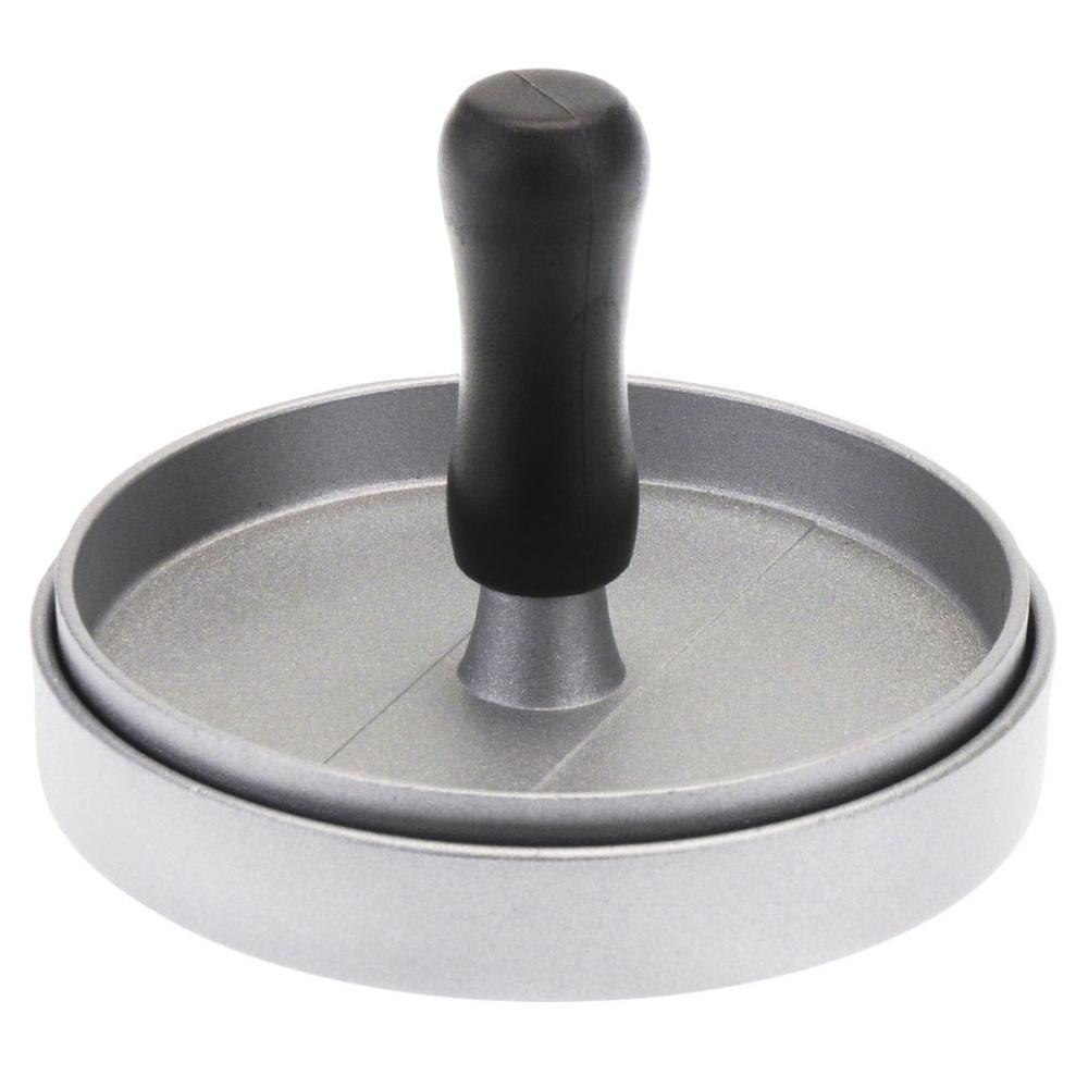 Burger-Fleischpresse Hamburger-Fleischpresse Metallform mit Drücker
