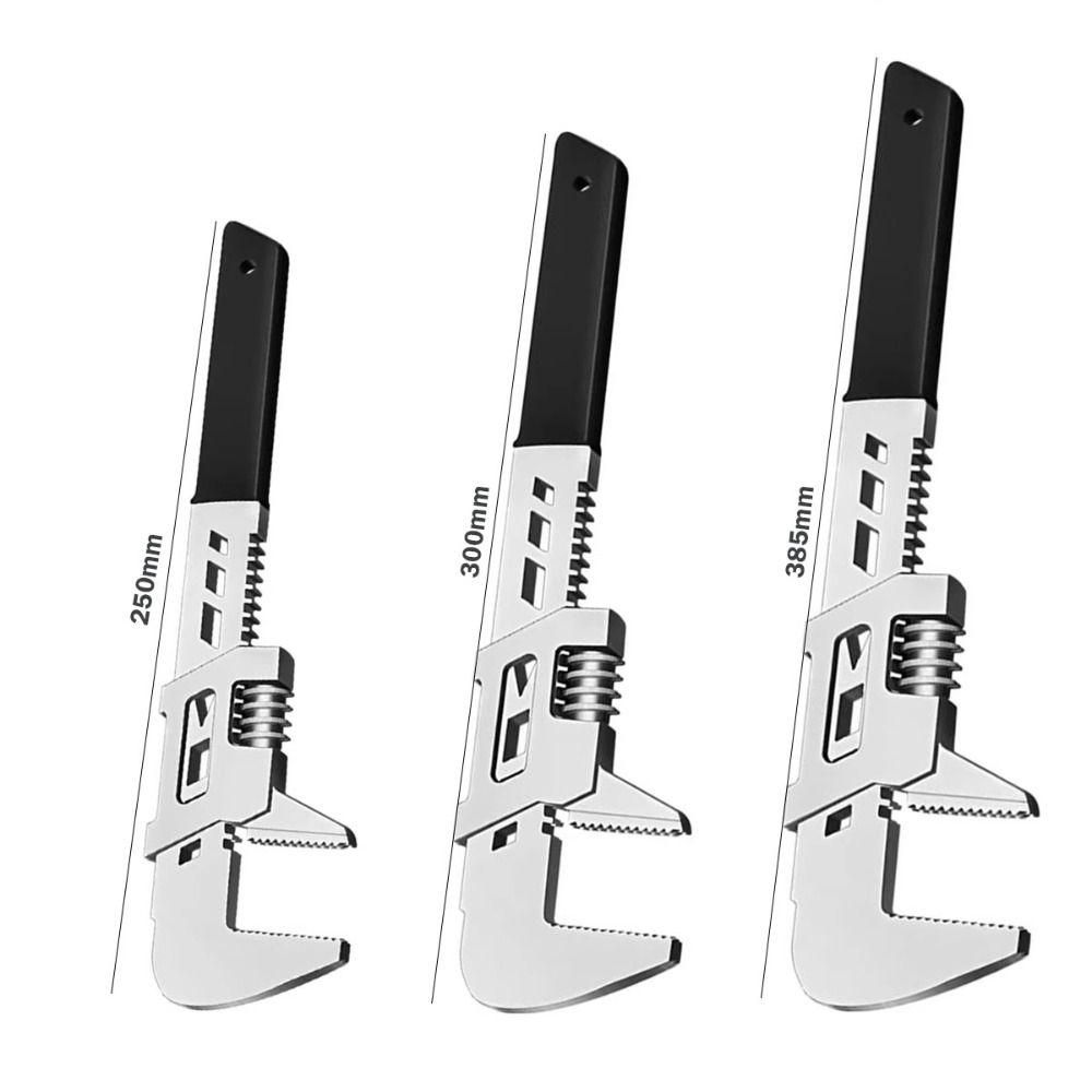 F-Type Right Angle Wrench Adjustable Wide Jaw Opening Spanner Multifunctional Movable Spanners
